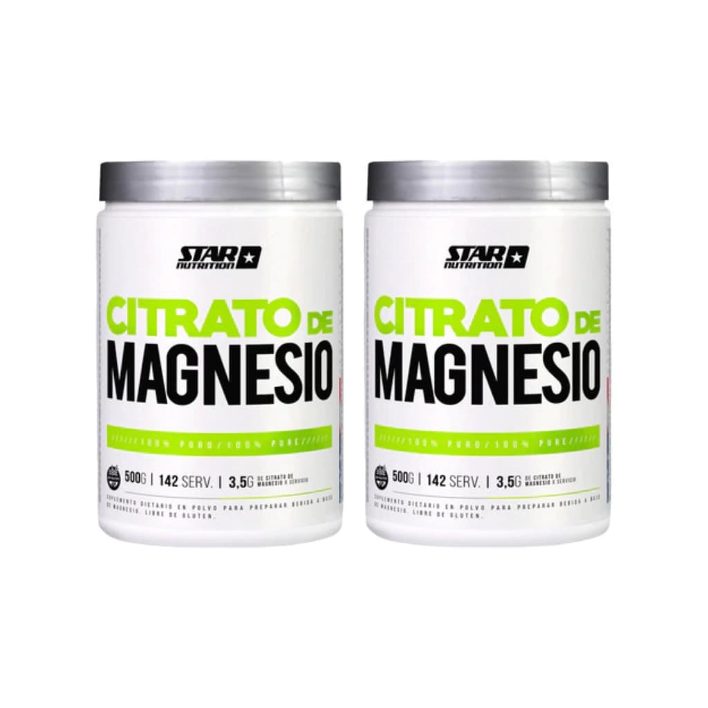 Citrato De Magnesio - Star Nutrition x2 Unidades