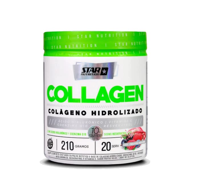 COLÁGENO HIDROLIZADO 210gr frutos rojos- STAR NUTRITION